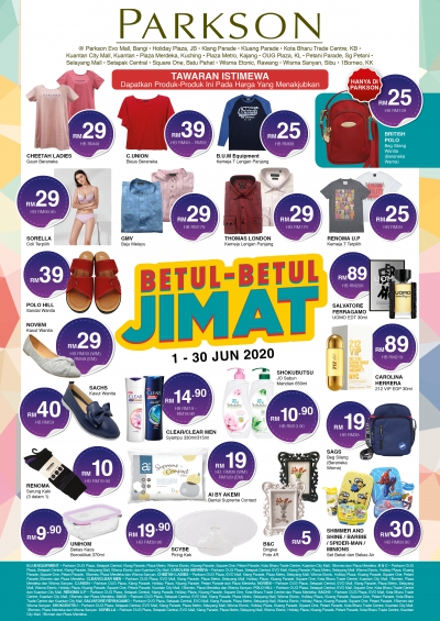 1-30 Jun 2022: Parkson Betul-Betul Jimat Promotion Catalogue 