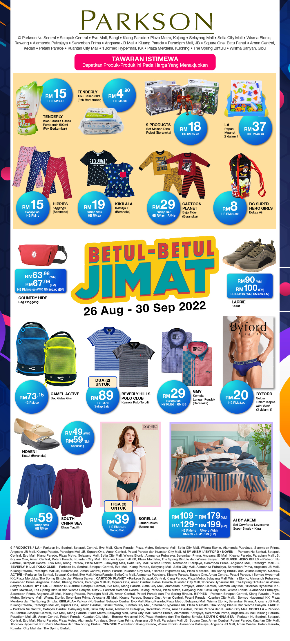 Betul-Betul Jimat kicks off today !! - Parkson Malaysia