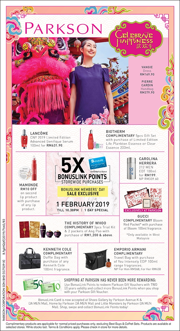 5-8 Jun 2020: Parkson Card Members Day Sale 